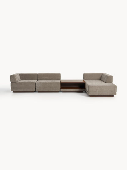 Colendo Modular Corner Sofa (4-Seater) with Coffee Table
