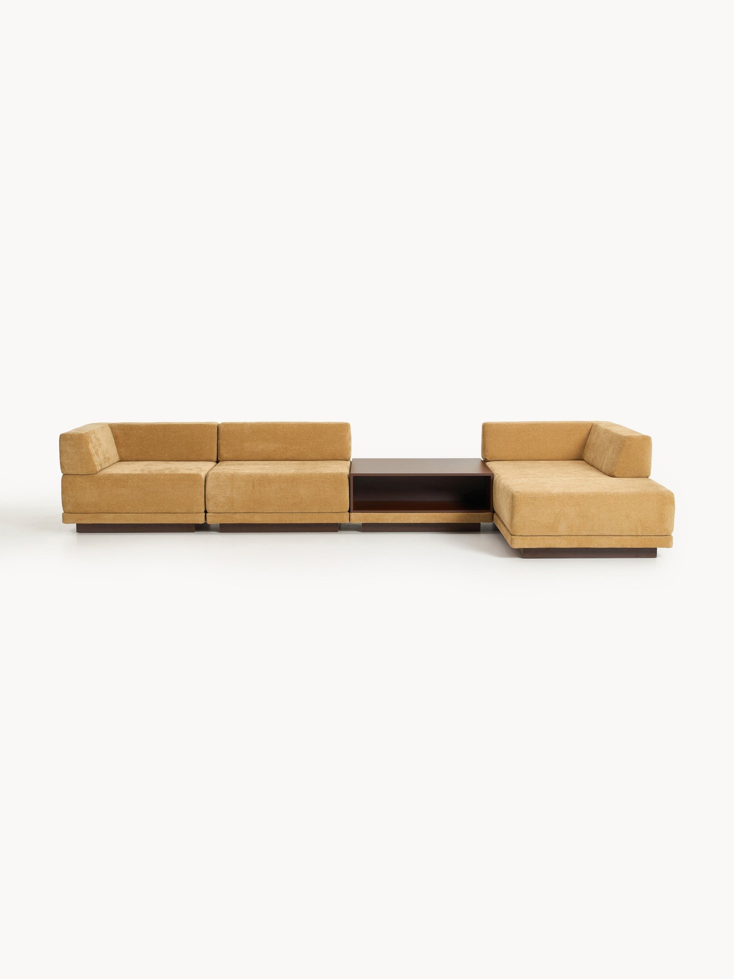 Colendo Modular Corner Sofa (4-Seater) with Coffee Table