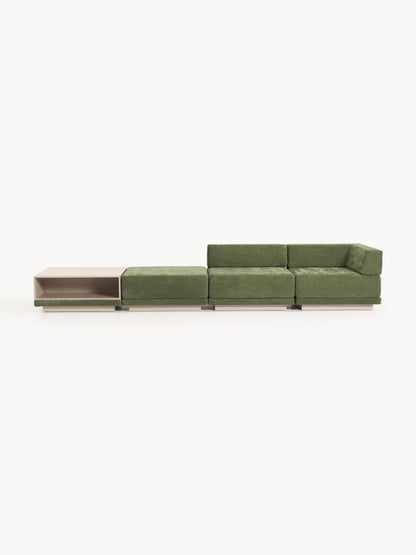 Colendo Modular Sofa (4-Seater) with Coffee Table & Ottoman