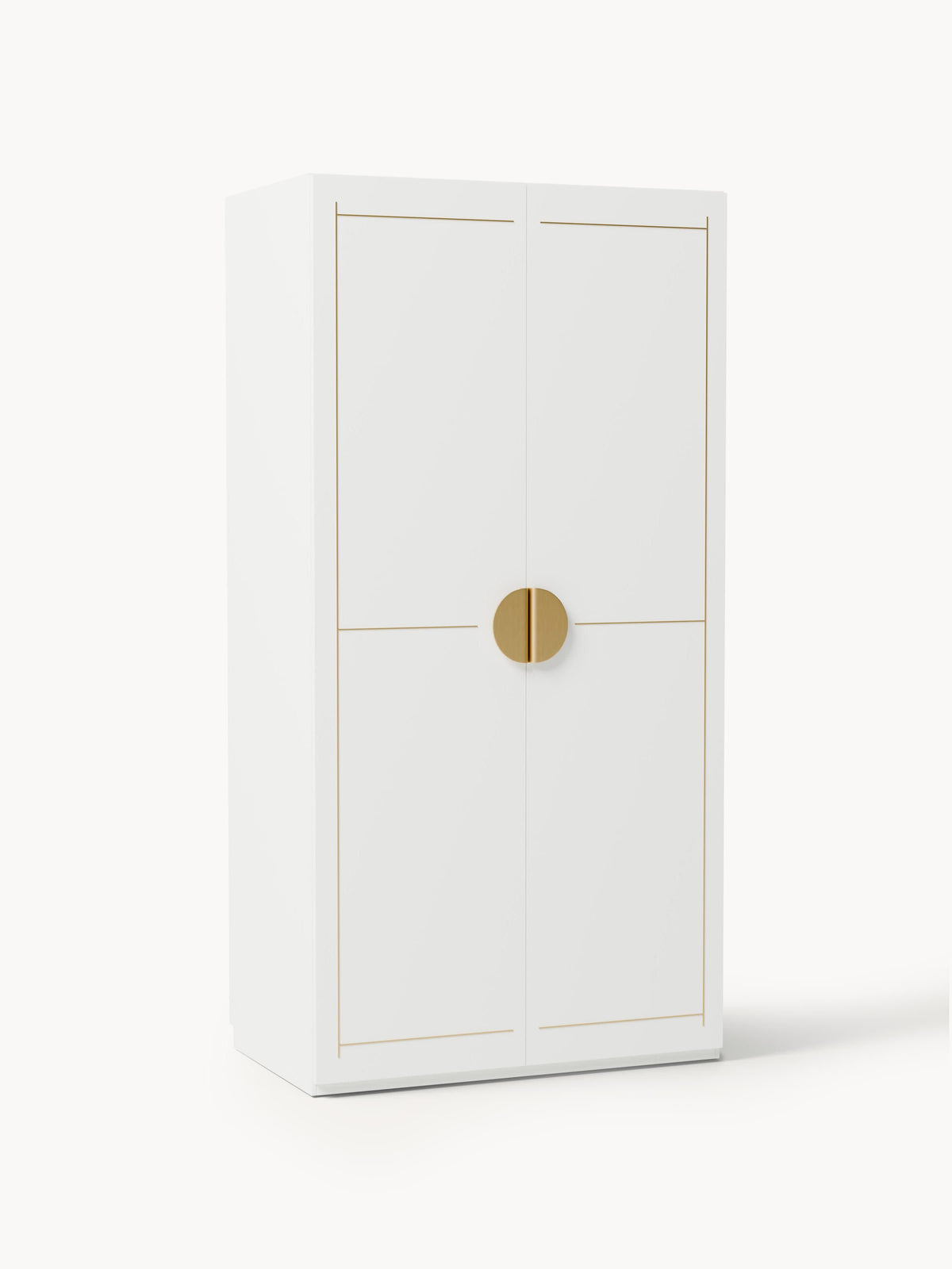 Denissa Modular Hinged-Door Wardrobe, 100 cm Wide, in Various Sizes