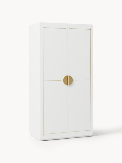 Denissa Modular Hinged-Door Wardrobe, 100 cm Wide, in Various Sizes