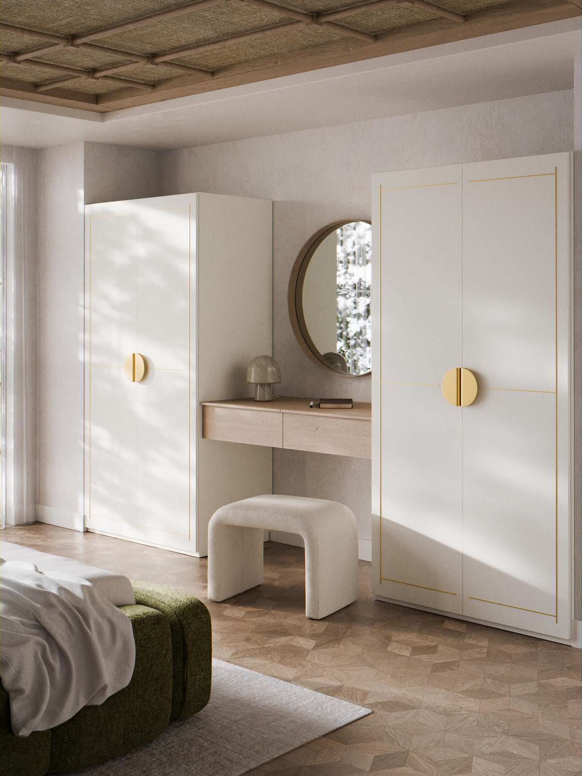 Denissa Modular Hinged-Door Wardrobe, 100 cm Wide, in Various Sizes