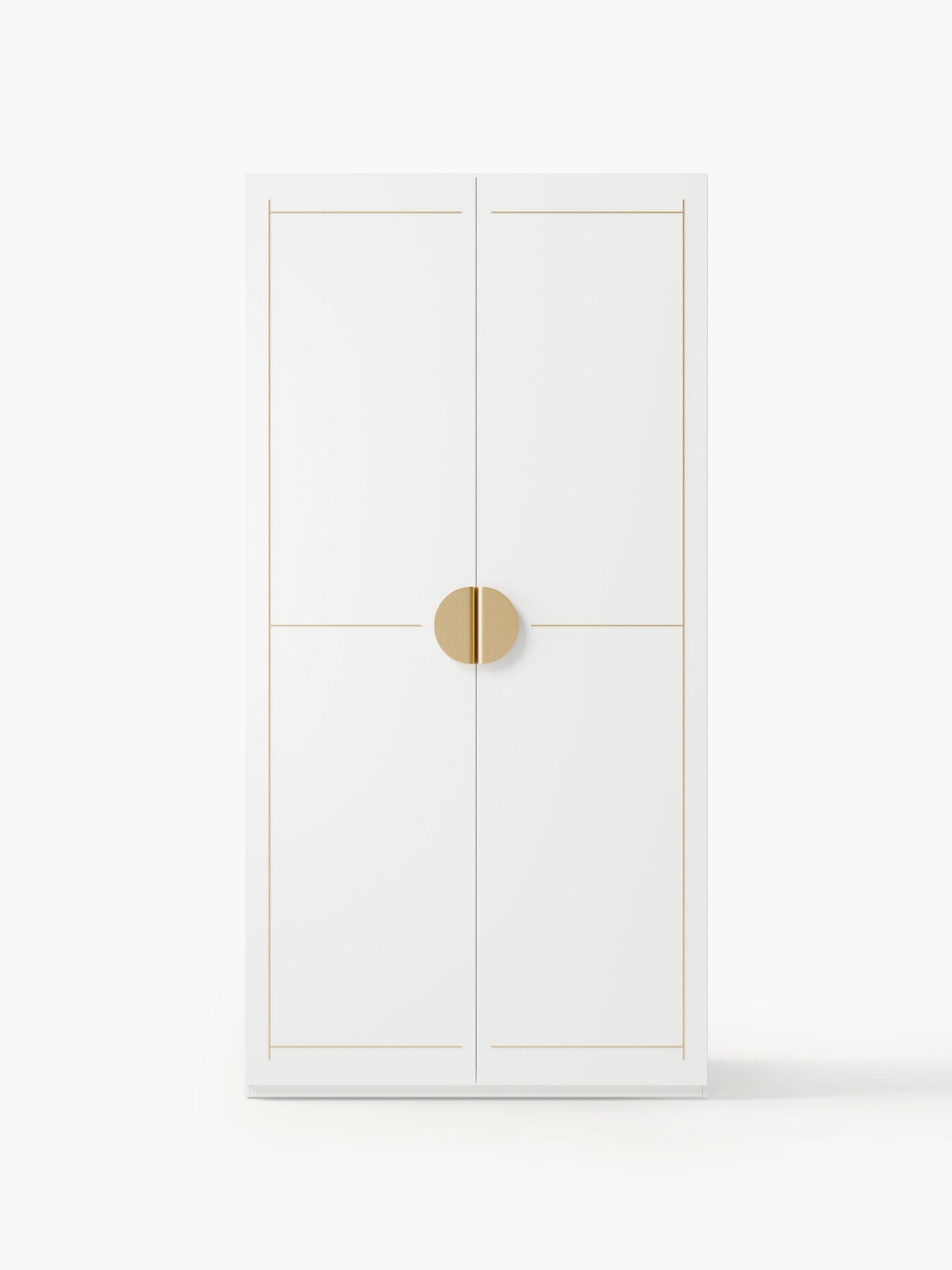 Denissa Modular Hinged-Door Wardrobe, 100 cm Wide, in Various Sizes