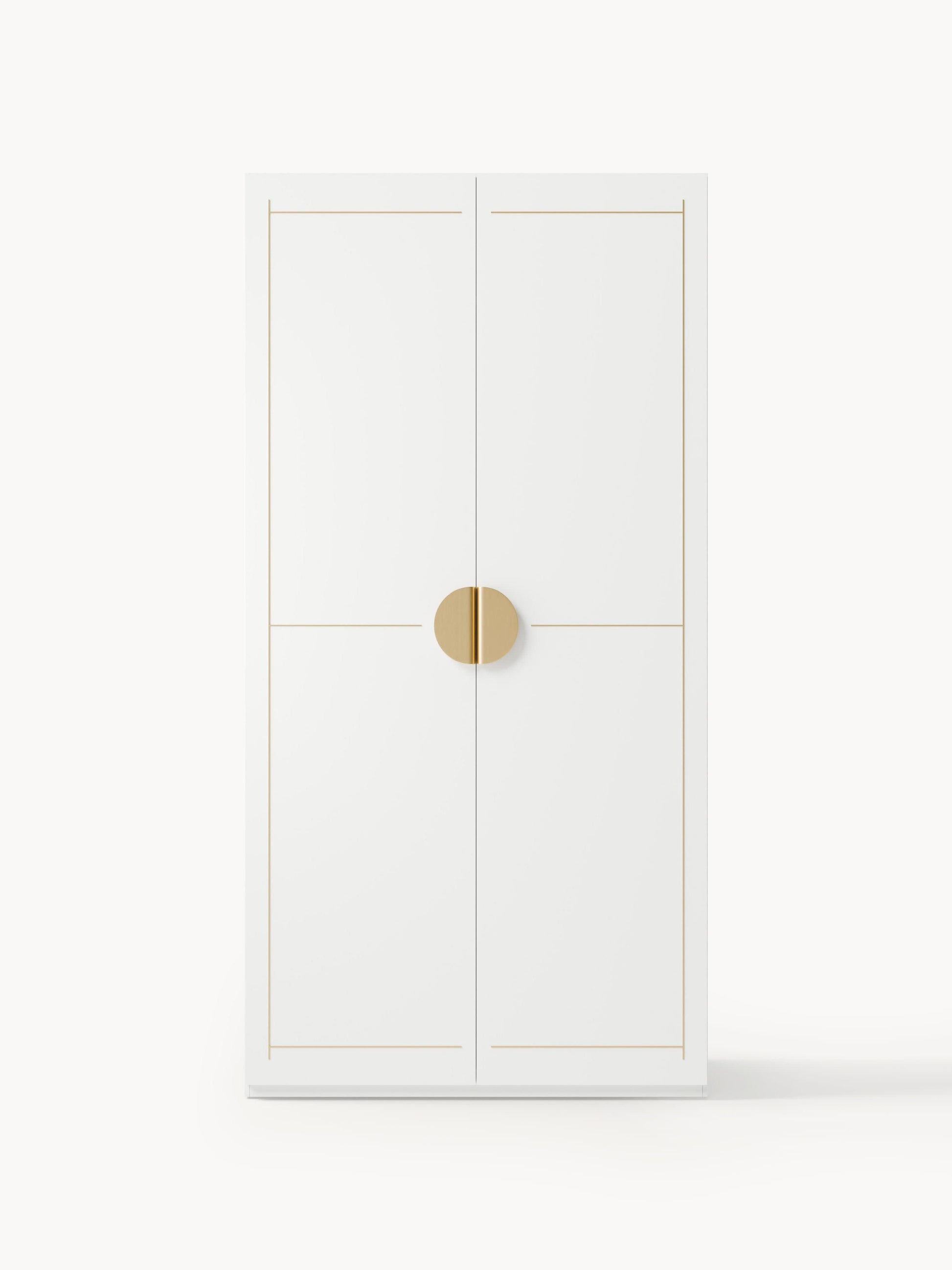 Denissa Modular Hinged-Door Wardrobe, 100 cm Wide, in Various Sizes