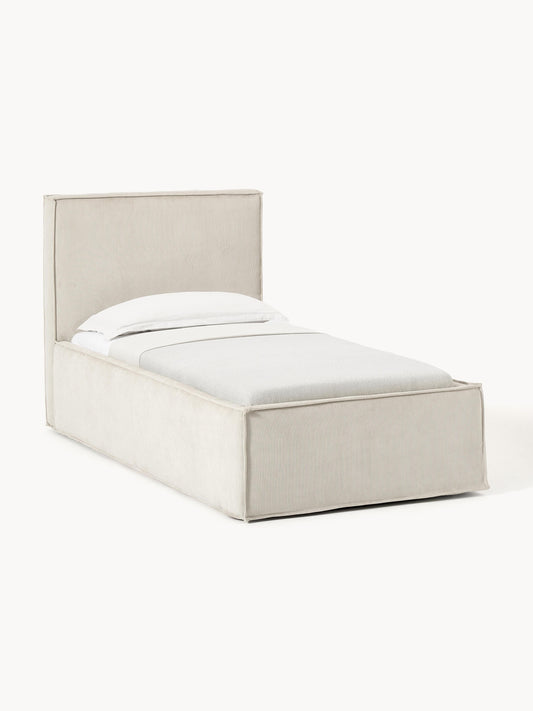 Dravena Corduroy Single Bed