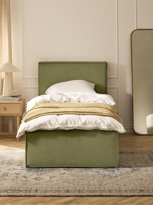 Dravena Corduroy Single Bed