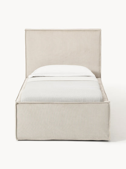 Dravena Corduroy Single Bed