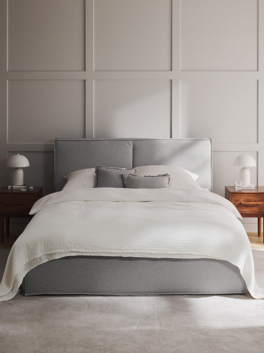 Dravena Upholstered Bed with Storage