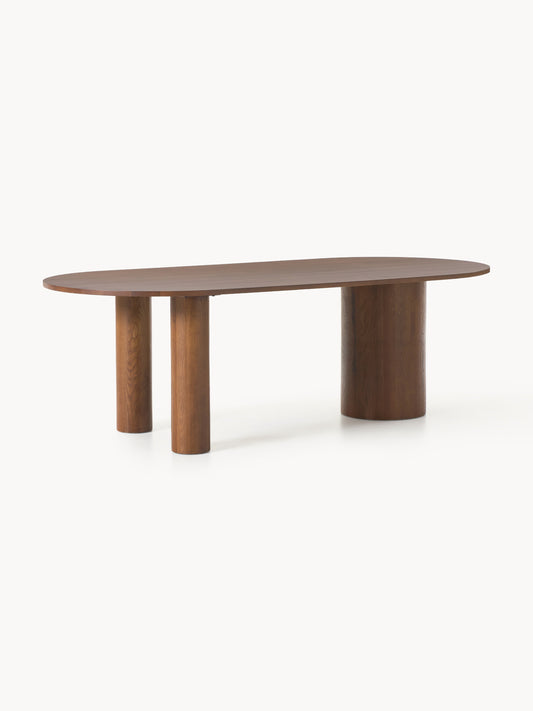 Dunessia Oval Oak Dining Table, in Various Sizes