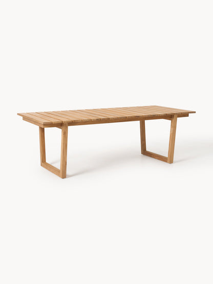 Eikenda Teak Wood Garden Table, 229 x 100 cm