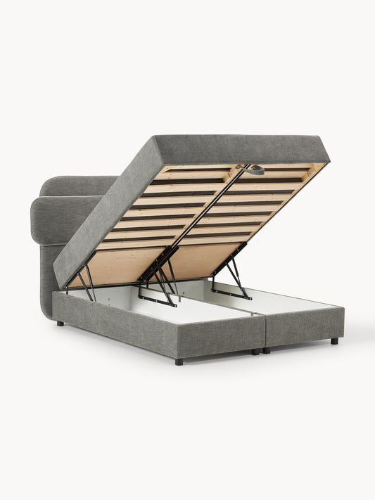 Enricena Box Spring Bed with Storage