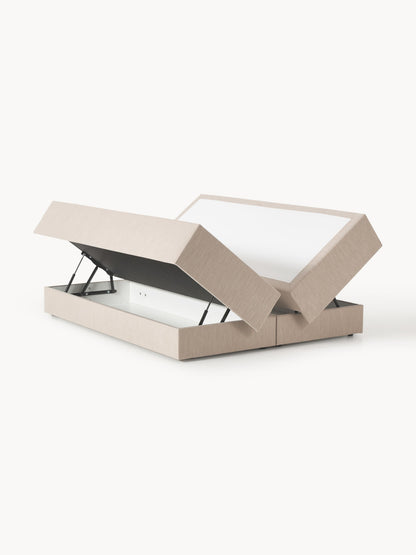Enyalda Box Spring Bed with Storage