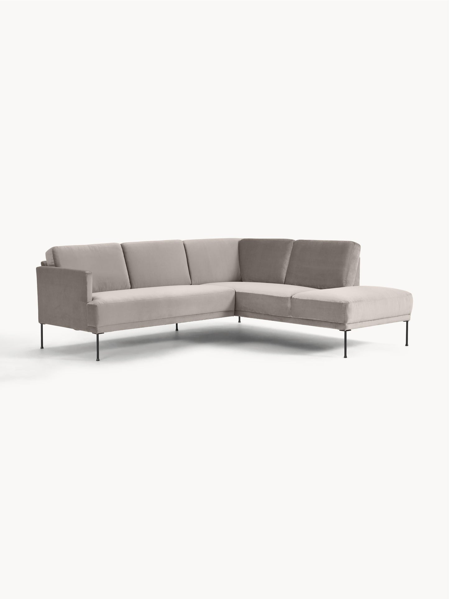 Fluenzo Velvet Corner Sofa
