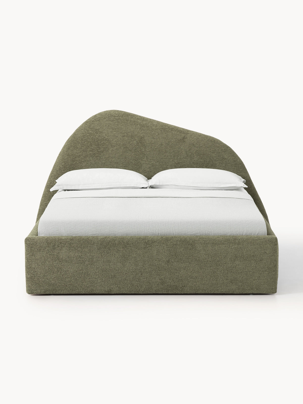 Garnell Upholstered Bouclé Bed