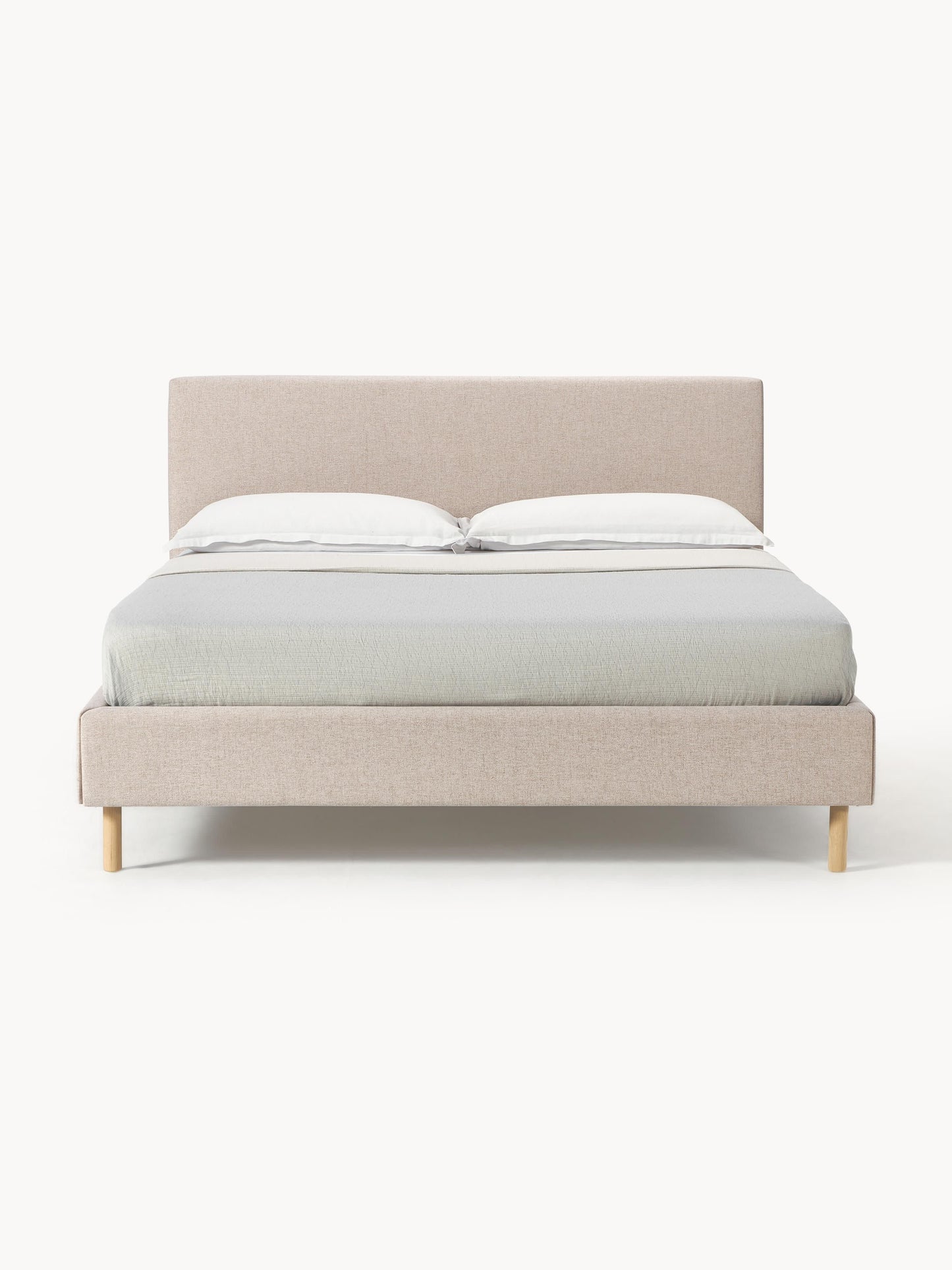 Giulmora Upholstered Bed with Wooden Feet