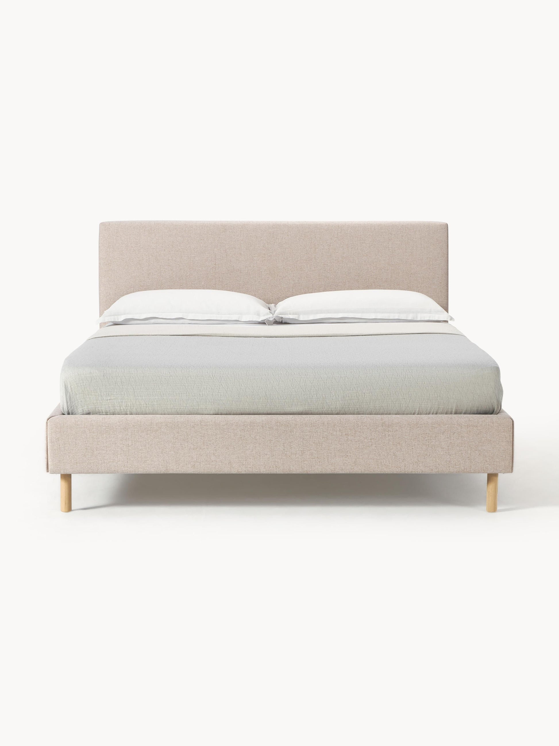 Giulmora Upholstered Bed with Wooden Feet
