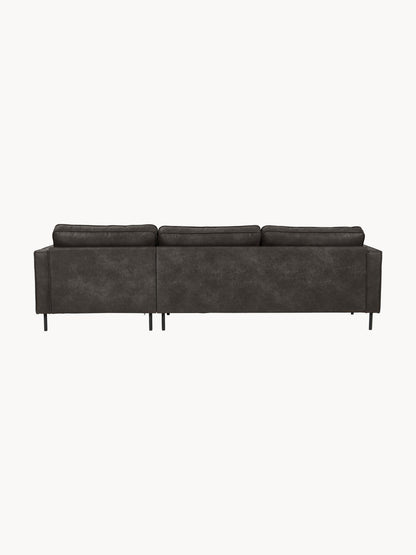 Huntendo Leather Corner Sofa (3-Seater)