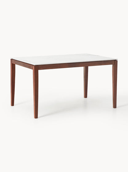 Jackendo Dining Table with Marble-Look Tabletop, in Various Sizes