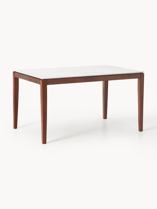 Jackendo Dining Table with Marble-Look Tabletop, in Various Sizes