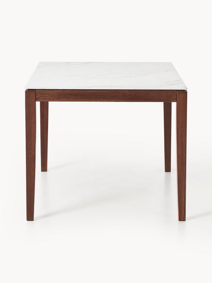 Jackendo Dining Table with Marble-Look Tabletop, in Various Sizes