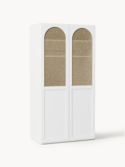 Jennora Modular Hinged-Door Wardrobe, 100 cm Wide, in Various Sizes