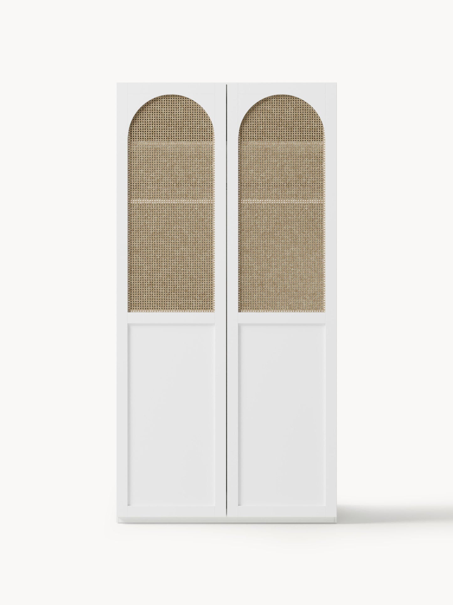 Jennora Modular Hinged-Door Wardrobe, 100 cm Wide, in Various Sizes
