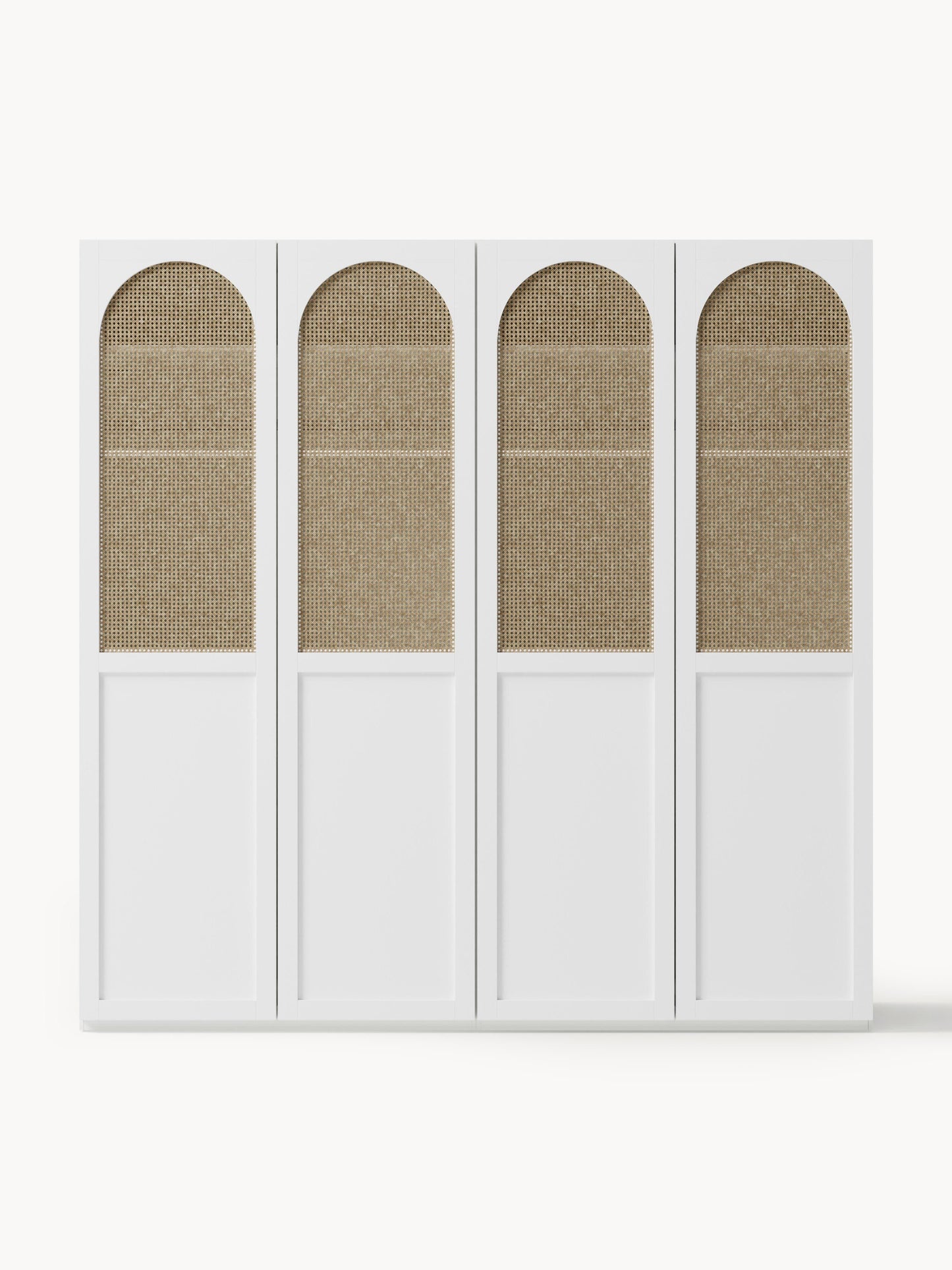Jennora Modular Hinged-Door Wardrobe, 200 cm Wide, in Various Sizes