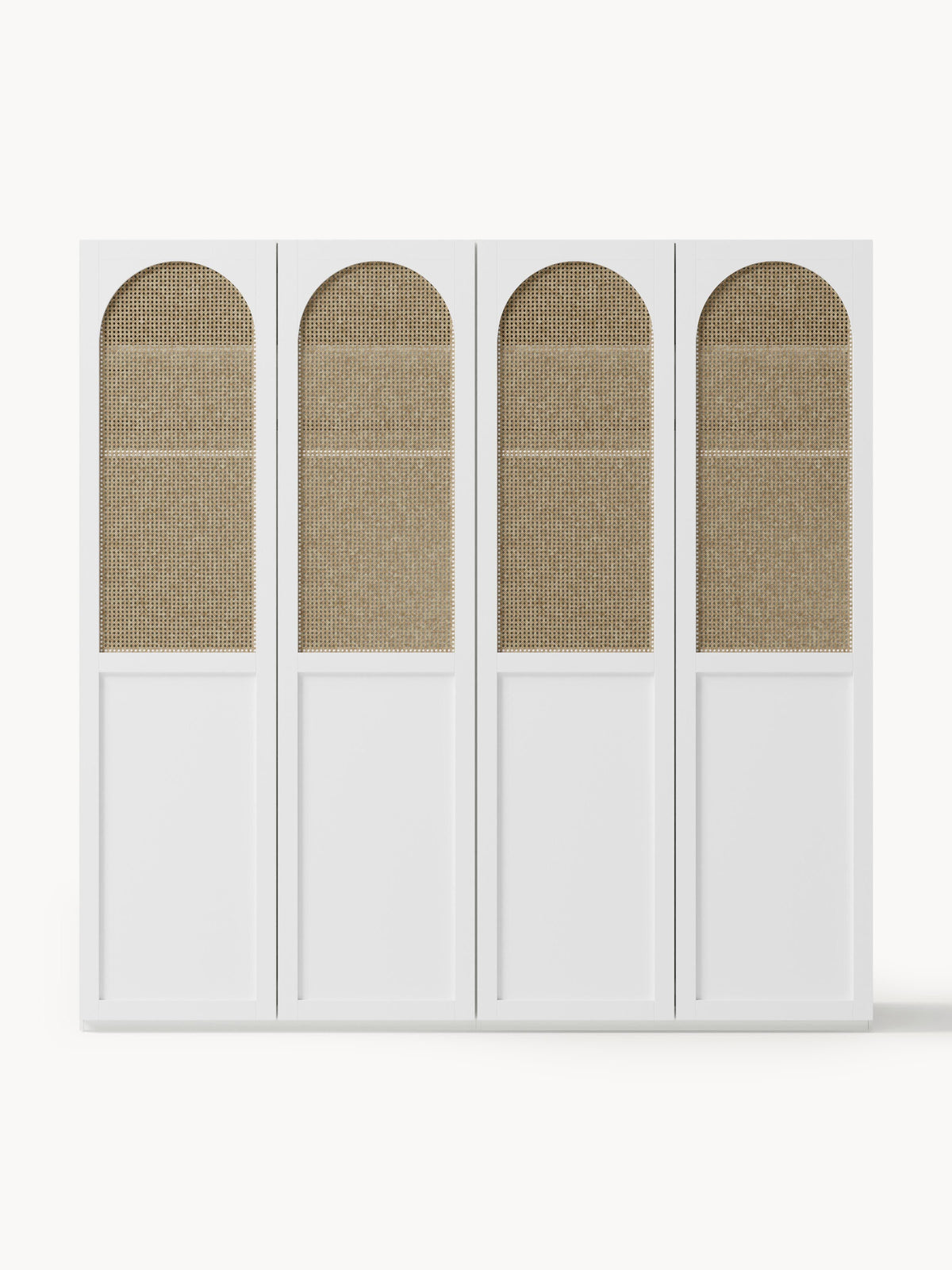 Jennora Modular Hinged-Door Wardrobe, 200 cm Wide, in Various Sizes