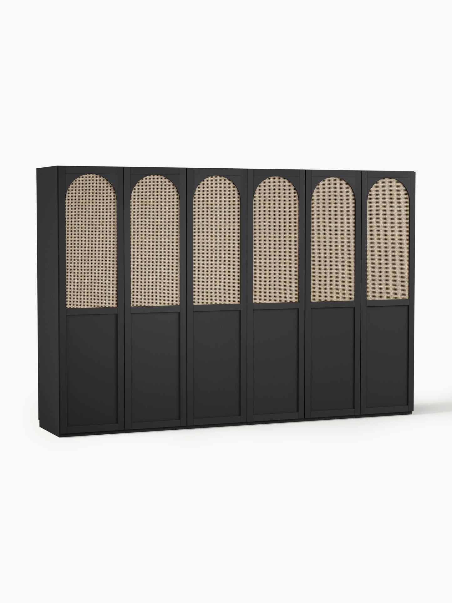 Jennora Modular Hinged-Door Wardrobe, 300 cm Wide, in Various Sizes