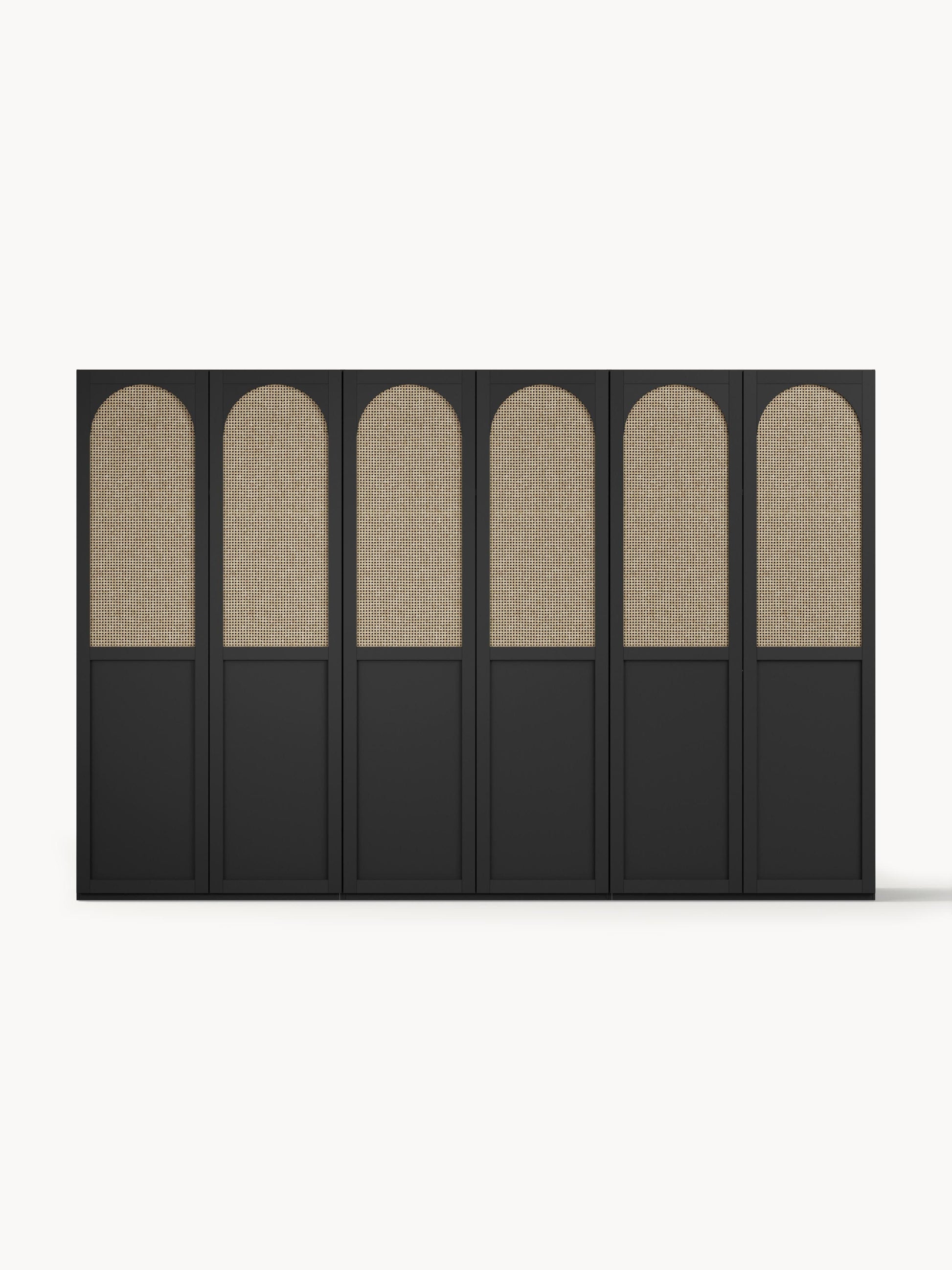 Jennora Modular Hinged-Door Wardrobe, 300 cm Wide, in Various Sizes