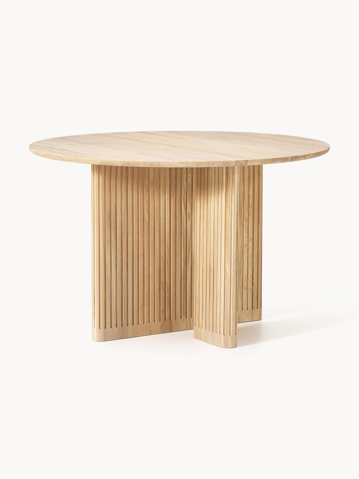 Jolenta Round Oak Dining Table, Ø 120 cm