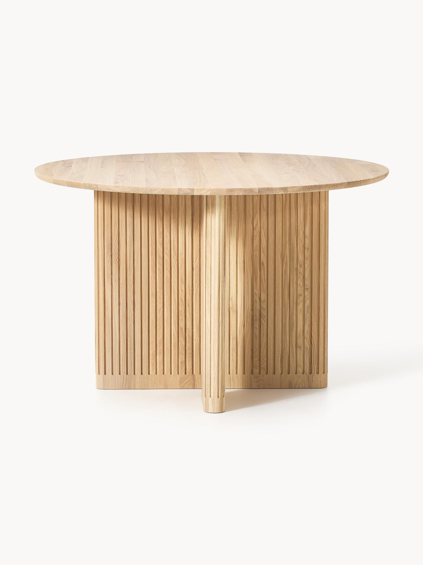 Jolenta Round Oak Dining Table, Ø 120 cm