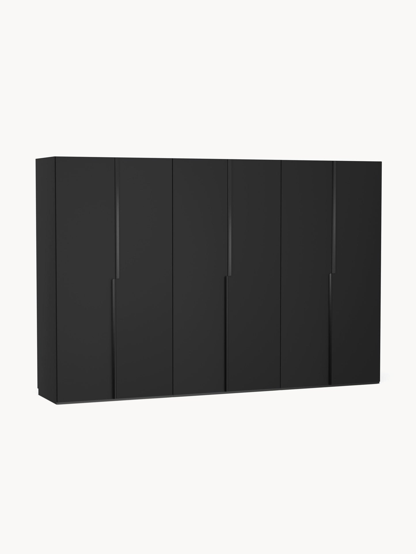 Leandro Modular Hinged-Door Wardrobe, 300 cm Wide, in Various Sizes