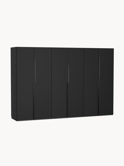 Leandro Modular Hinged-Door Wardrobe, 300 cm Wide, in Various Sizes
