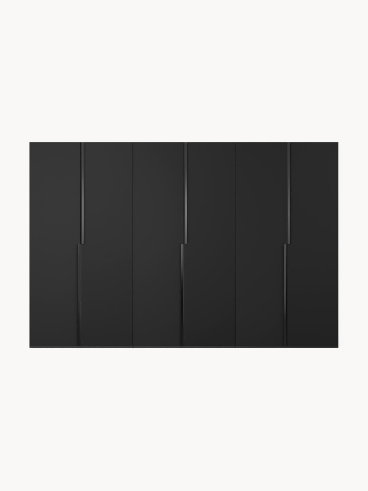 Leandro Modular Hinged-Door Wardrobe, 300 cm Wide, in Various Sizes