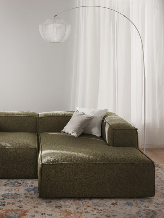Lenmoor Bouclé Ottoman Corner Module