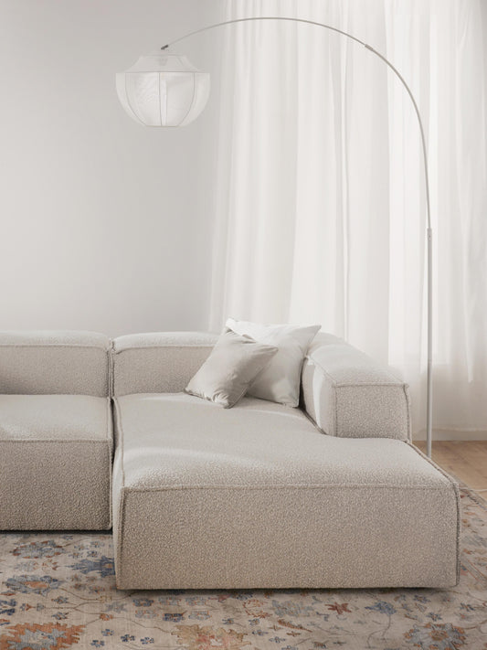 Lenmoor Bouclé Ottoman Corner Module