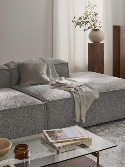 Lenmoor Bouclé Ottoman Module