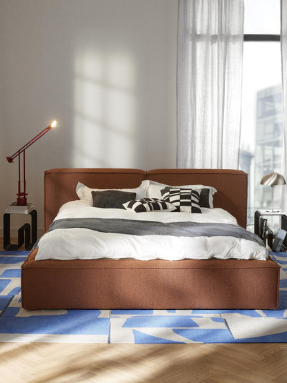 Lenmoor Bouclé Upholstered Bed with Storage