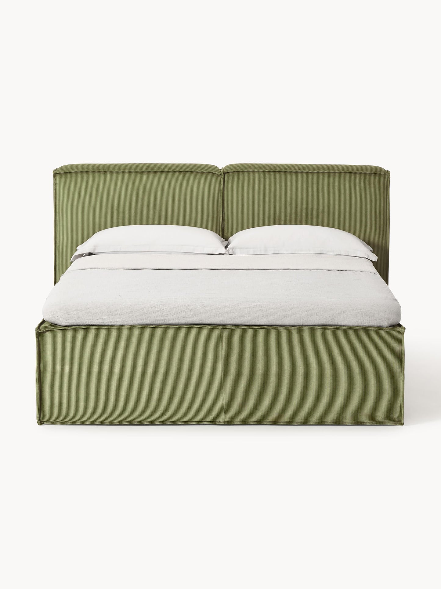 Lenmoor Corduroy Box Spring Bed