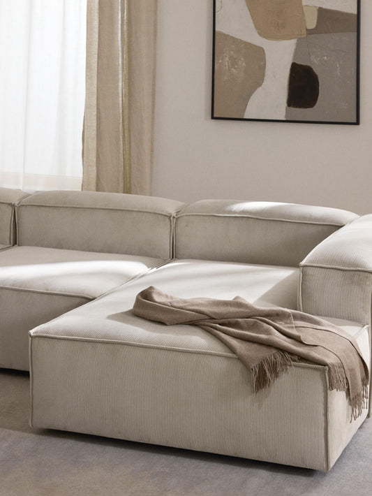 Lenmoor Corduroy Ottoman Corner Module