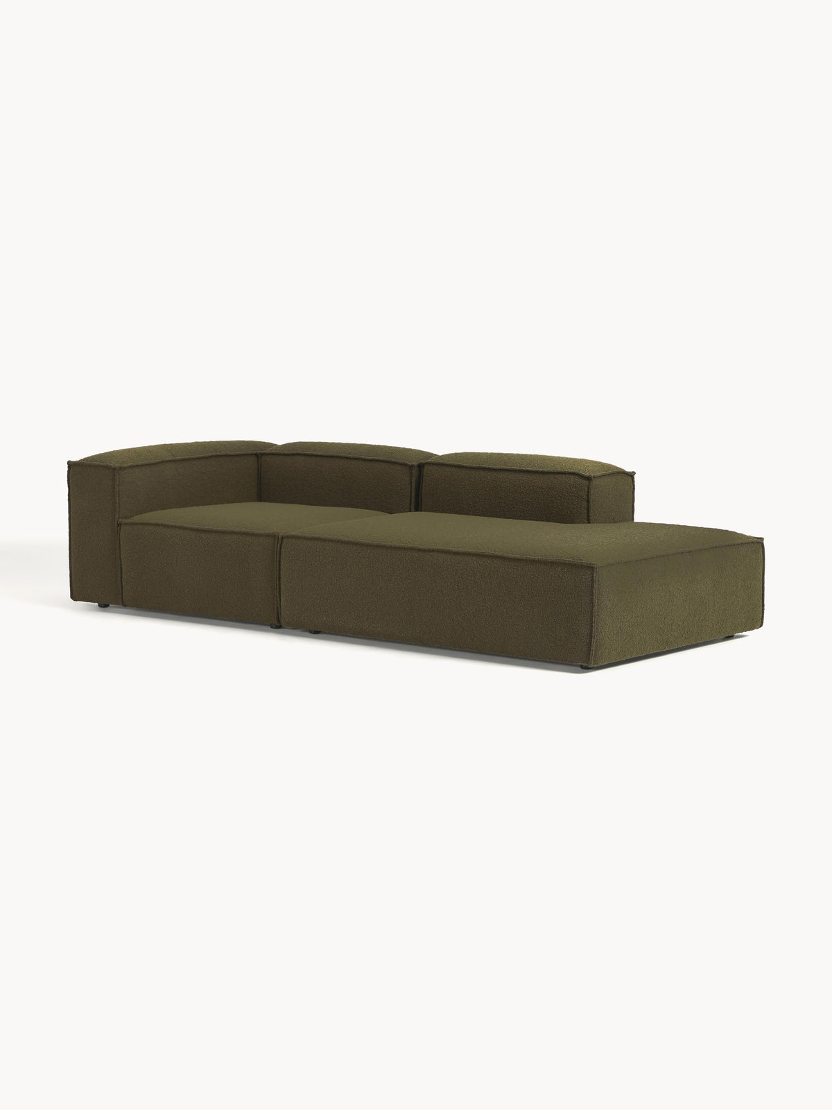 Lenmoor Modular Bouclé Ottoman