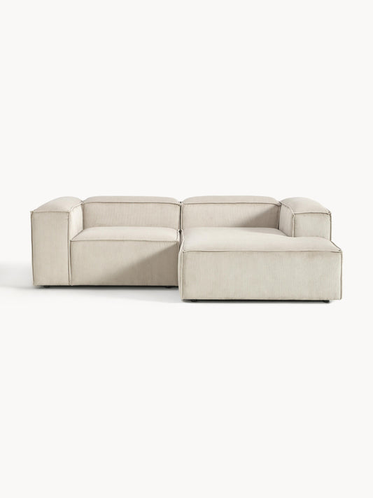 Lenmoor Modular Corner Sofa (2-Seater) in Corduroy