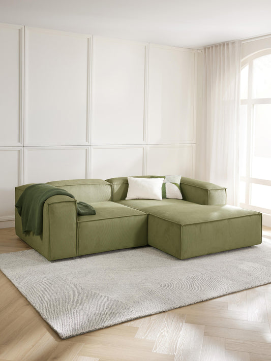 Lenmoor Modular Corner Sofa (2-Seater) in Corduroy
