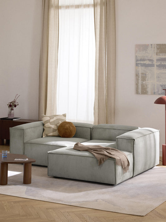 Lenmoor Modular Corner Sofa (2-Seater) in Corduroy