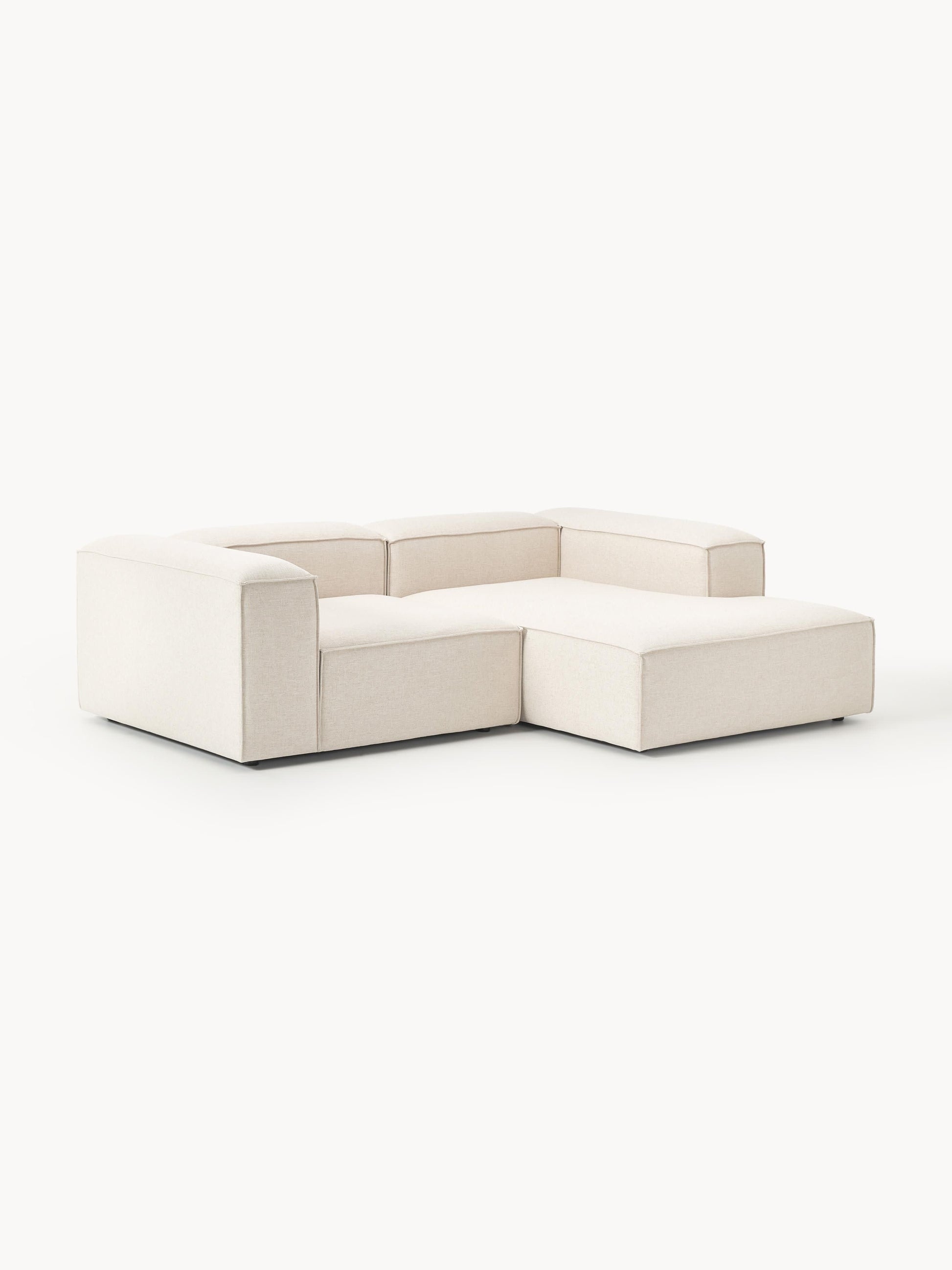 Lenmoor Modular Corner Sofa (2-Seater) in Linen Blend