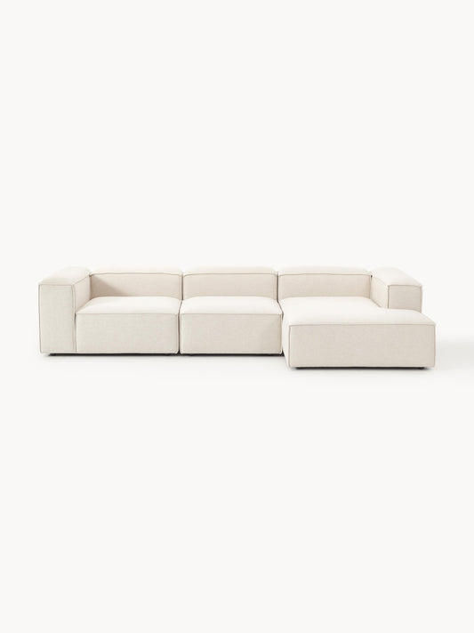 Lenmoor Modular Corner Sofa (4-Seater) in Linen Blend