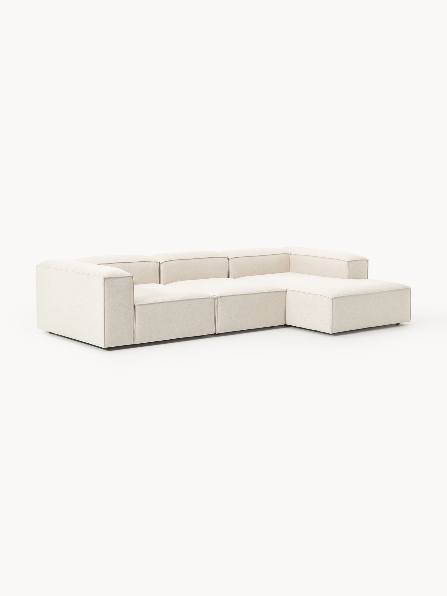 Lenmoor Modular Corner Sofa (4-Seater) in Linen Blend