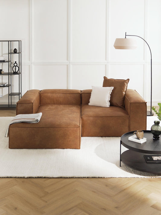 Lenmoor Modular Leather Corner Sofa (2-Seater)