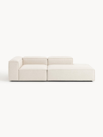 Lenmoor Modular Linen Blend Ottoman